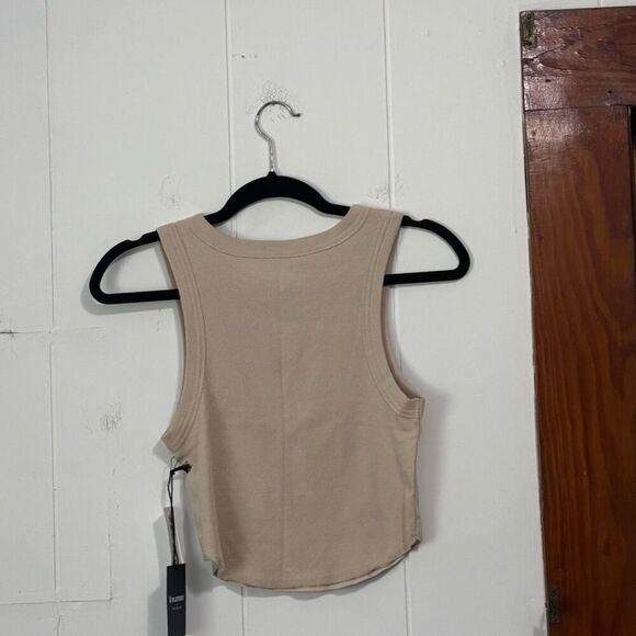 Playboy by Pacsun Tan Cropped‎ Tank Top NWT Size Small - Picture 6 of 6